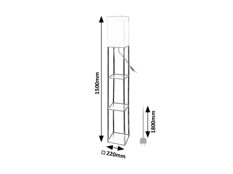 Stojanové svietidlo Rabalux 74191 1x40W E27 230V IP20